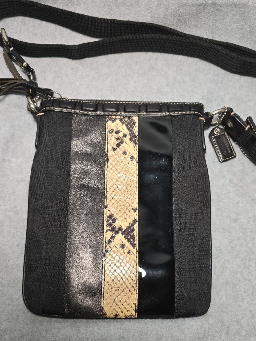Coach Rare Limited Edition Python Snake Crossbody Swingpack Bag - Picture 5 of 10